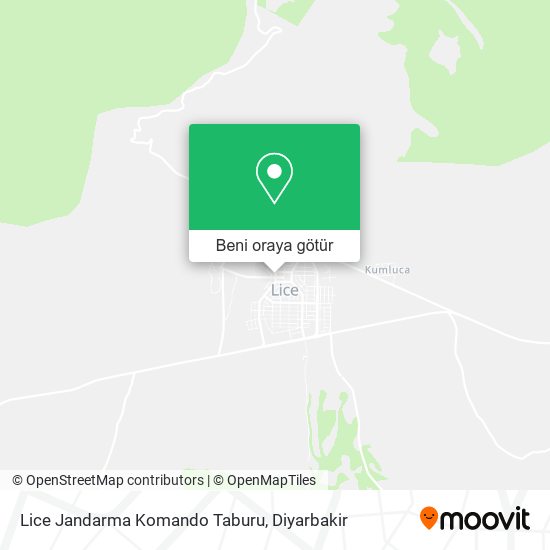 Lice Jandarma Komando Taburu harita