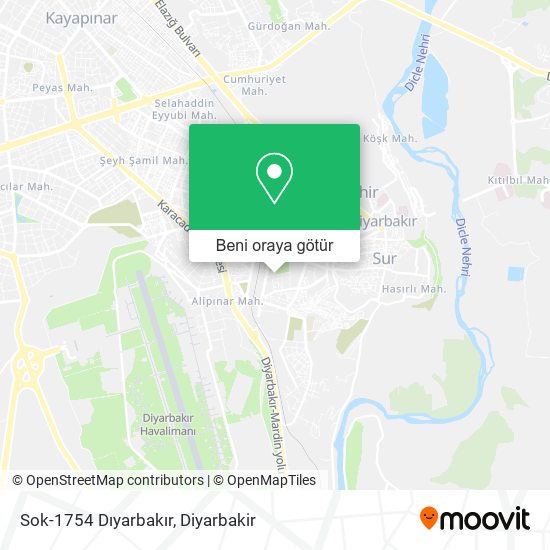 Sok-1754 Dıyarbakır harita