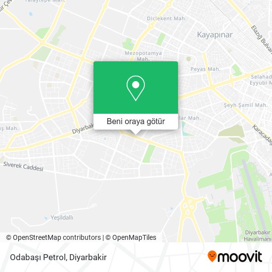 Odabaşı Petrol harita