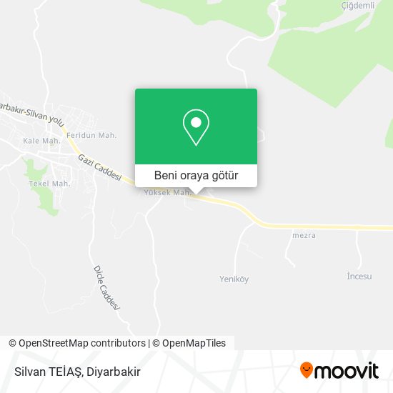 Silvan TEİAŞ harita