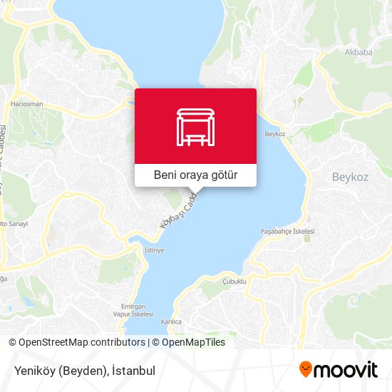 Yeniköy (Beyden) harita
