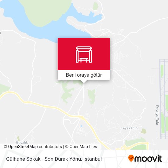 Gülhane Sokak - Son Durak Yönü harita