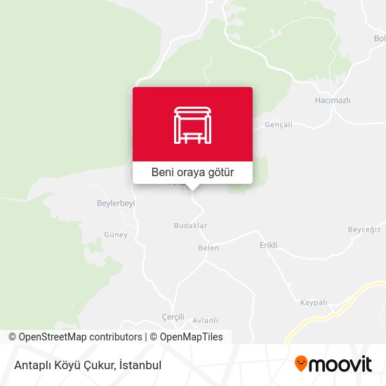 Antaplı Köyü Çukur harita