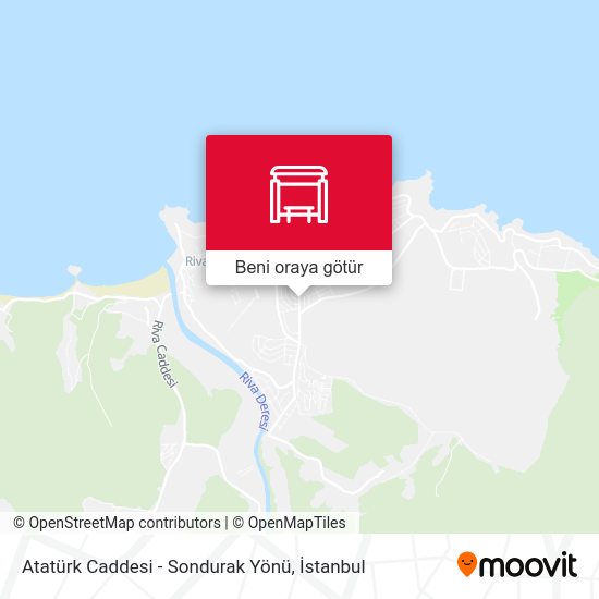 Atatürk Caddesi - Sondurak Yönü harita