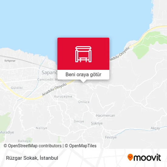 Rüzgar Sokak harita