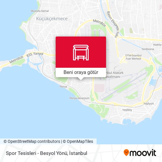 Spor Tesisleri - Besyol Yönü harita