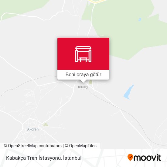 Kabakça Tren İstasyonu harita