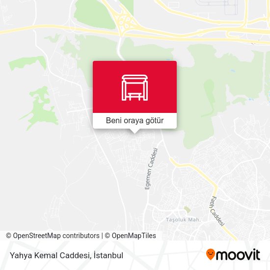 Yahya Kemal Caddesi harita