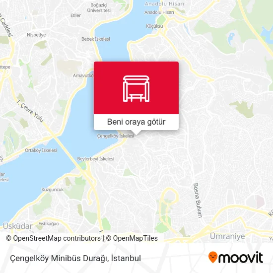 Çengelköy Minibüs Durağı harita