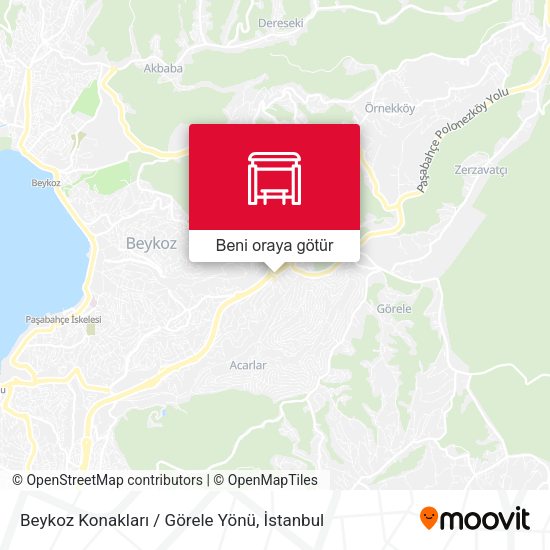 Beykoz Konakları / Görele Yönü harita