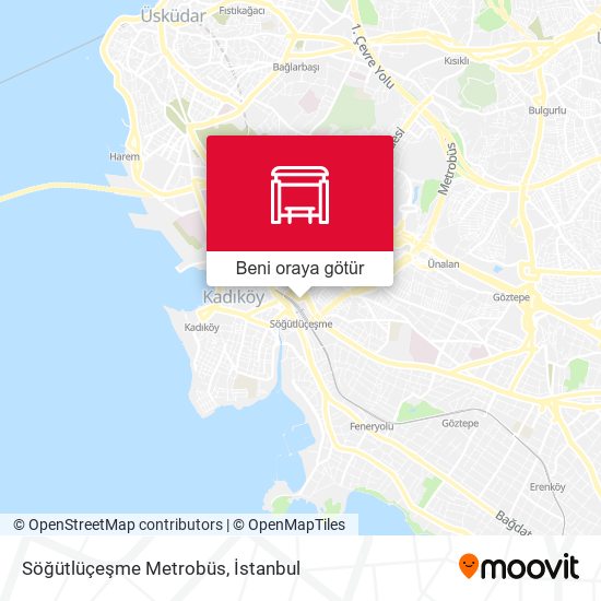 Söğütlüçeşme Metrobüs harita