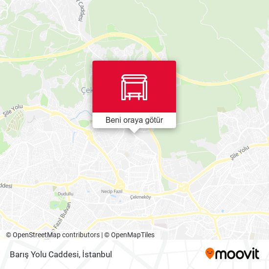 Barış Yolu Caddesi harita