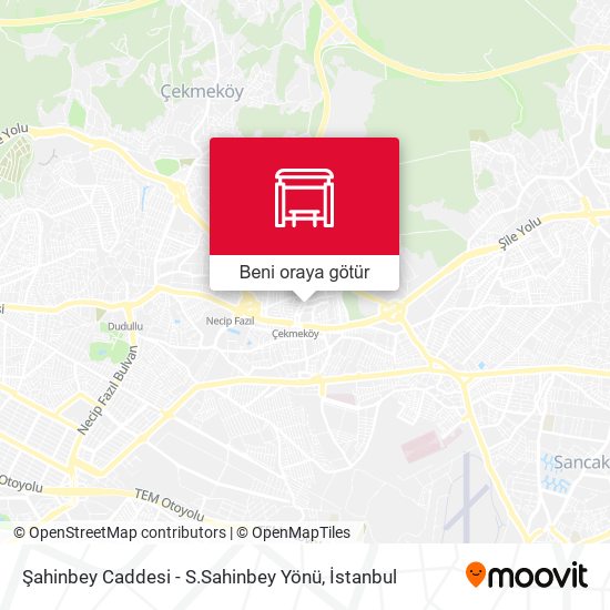 Şahinbey Caddesi - S.Sahinbey Yönü harita