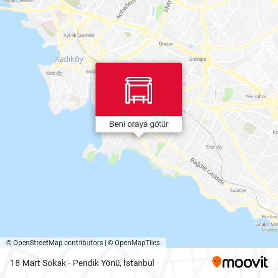 18 Mart Sokak - Pendik Yönü harita