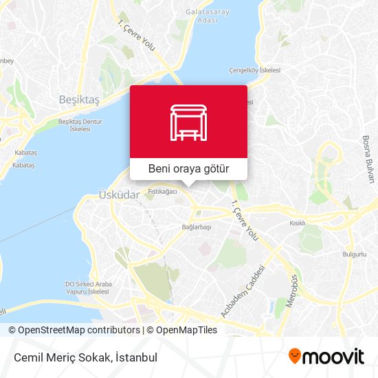 Cemil Meriç Sokak harita