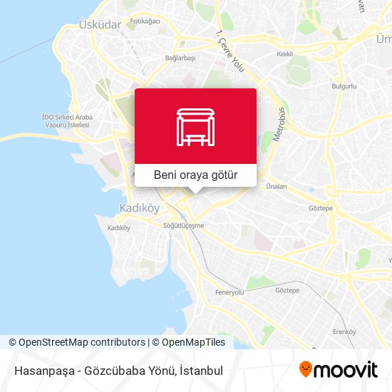 Hasanpaşa - Gözcübaba Yönü harita