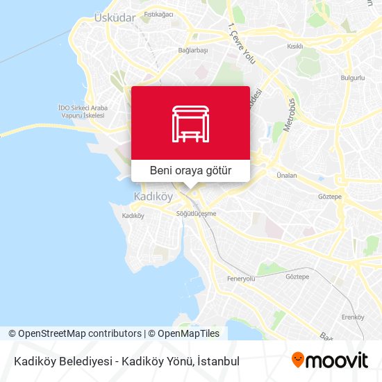 Kadiköy Belediyesi - Kadiköy Yönü harita