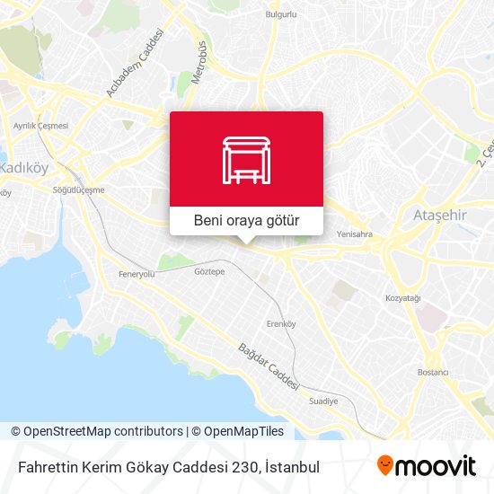 Fahrettin Kerim Gökay Caddesi 230 harita