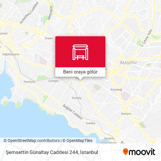 Şemsettin Günaltay Caddesi 244 harita