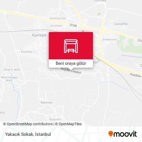 Yakacık Sokak harita