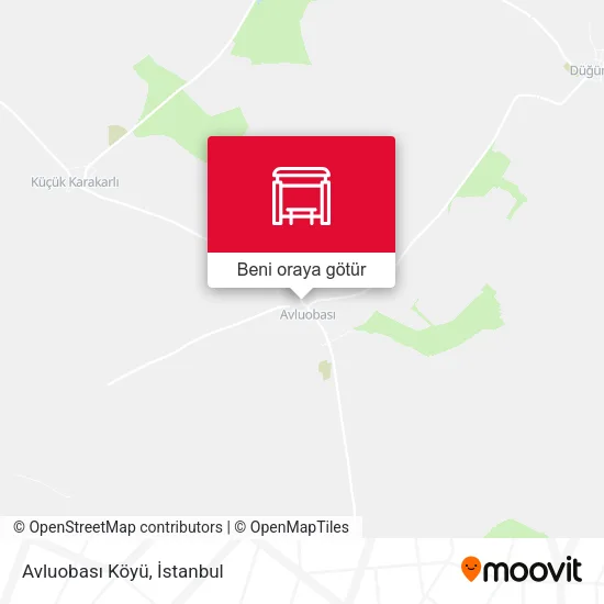 Avluobası Köyü harita