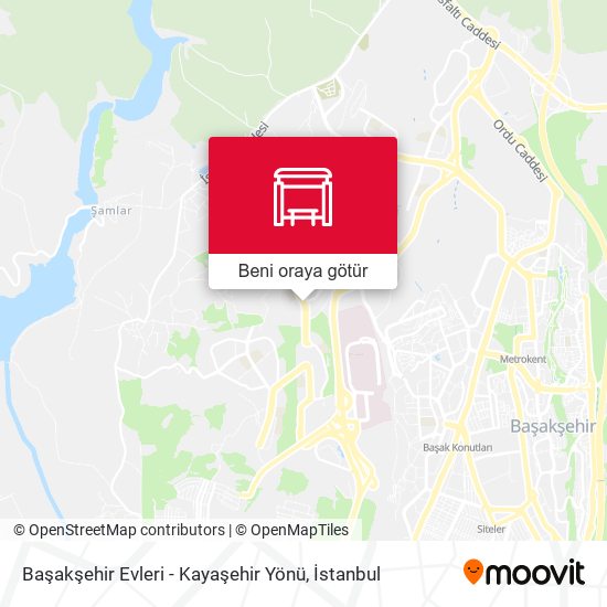 Başakşehir Evleri - Kayaşehir Yönü harita