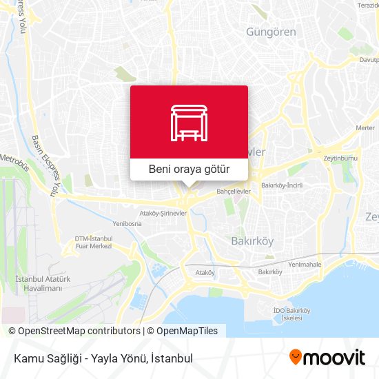 Kamu Sağliği - Yayla Yönü harita