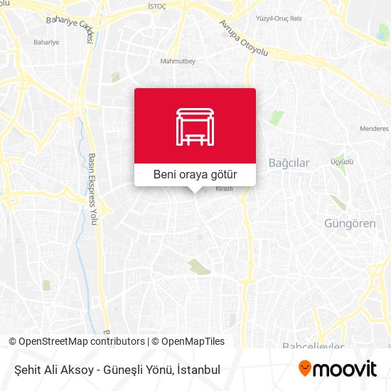 Şehit Ali Aksoy - Güneşli Yönü harita