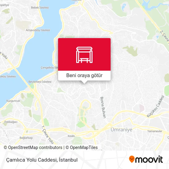 Çamlıca Yolu Caddesi harita