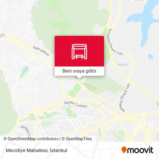 Mecidiye Mahallesi harita