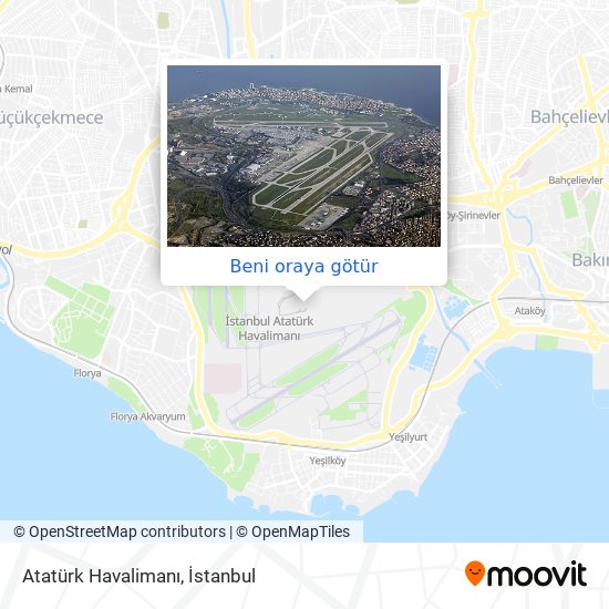 Atatürk Havalimanı harita