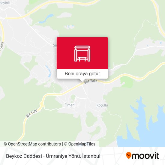 Beykoz Caddesi - Ümraniye Yönü harita