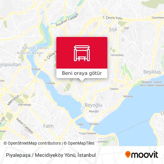 Piyalepaşa / Mecidiyeköy Yönü harita