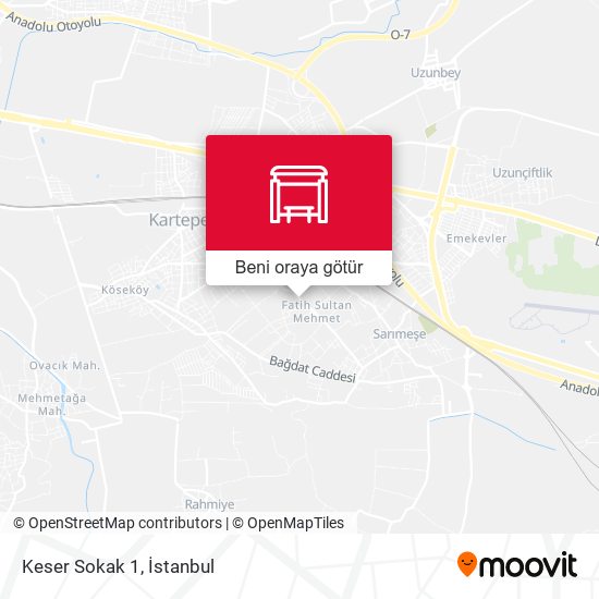 Keser Sokak 1 harita