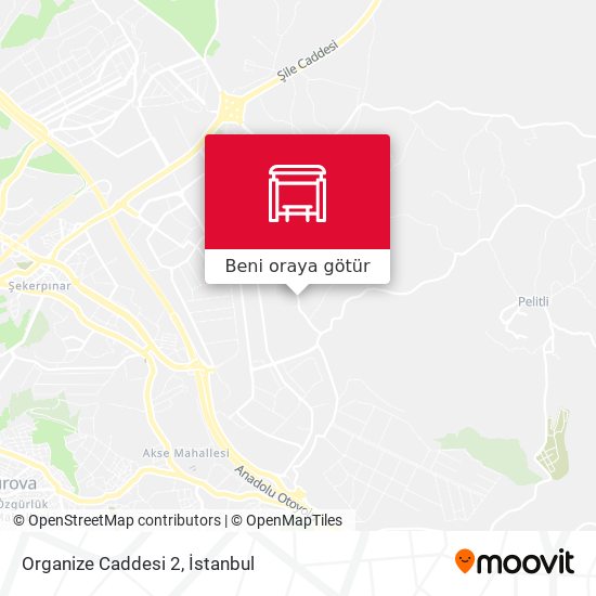 Organize Caddesi 2 harita