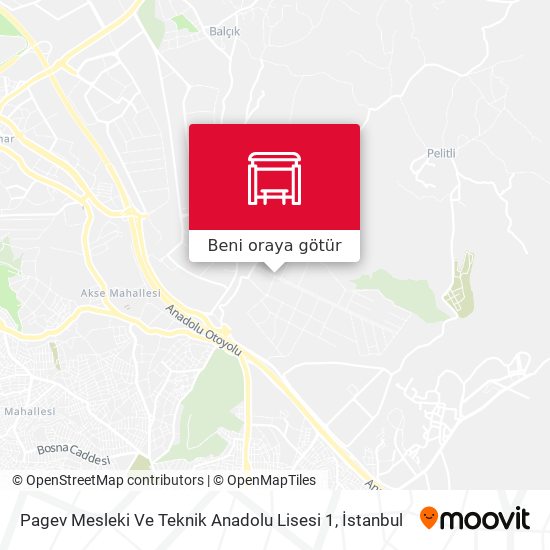 Pagev Mesleki Ve Teknik Anadolu Lisesi 1 harita