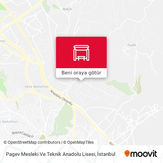 Pagev Mesleki Ve Teknik Anadolu Lisesi harita