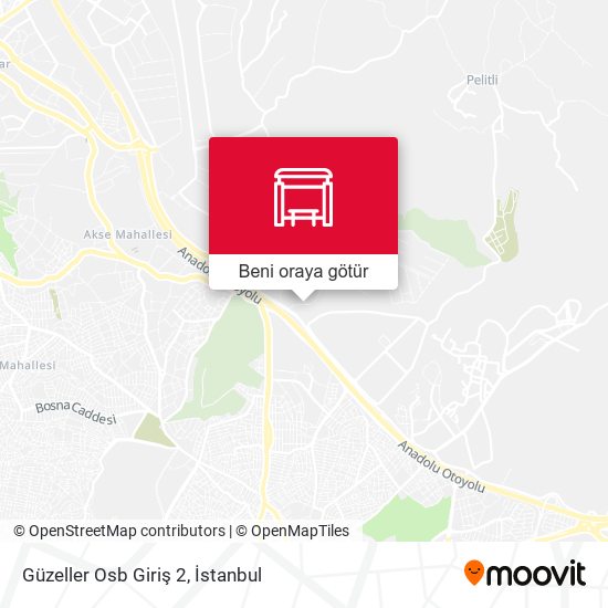 Güzeller Osb Giriş 2 harita