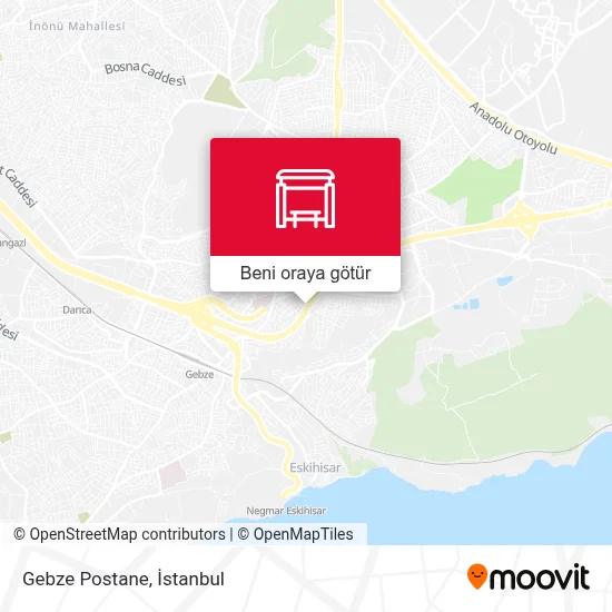 Gebze Postane harita
