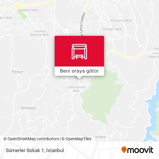 Sümerler Sokak 1 harita