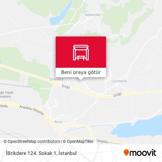 İBrikdere 124. Sokak 1 harita
