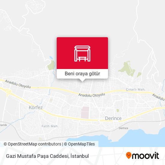 Gazi Mustafa Paşa Caddesi harita
