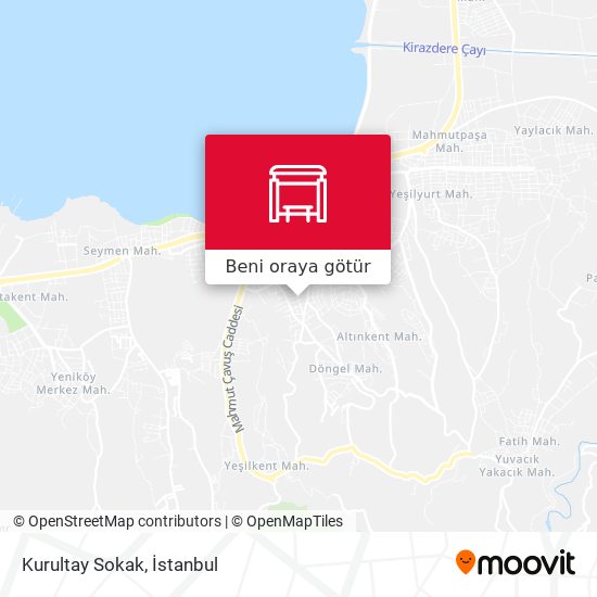 Kurultay Sokak harita