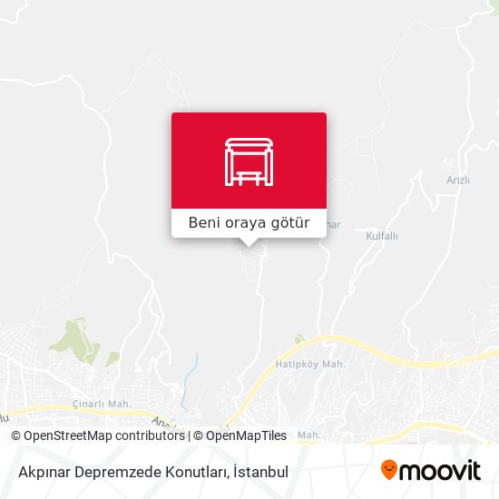 Akpınar Depremzede Konutları harita