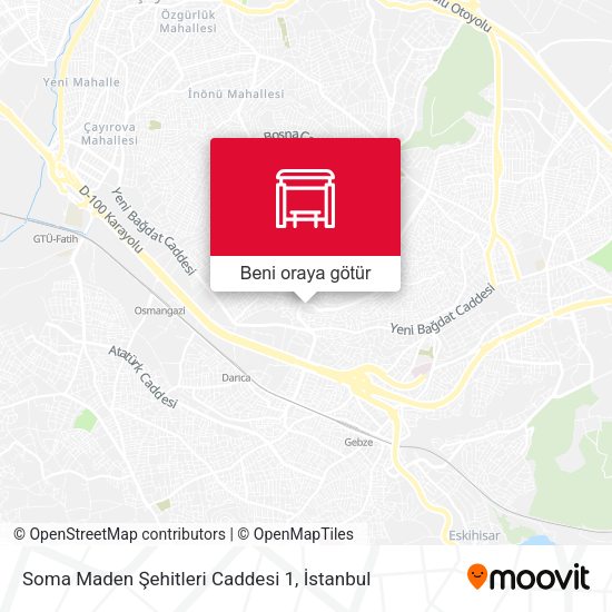 Soma Maden Şehitleri Caddesi 1 harita
