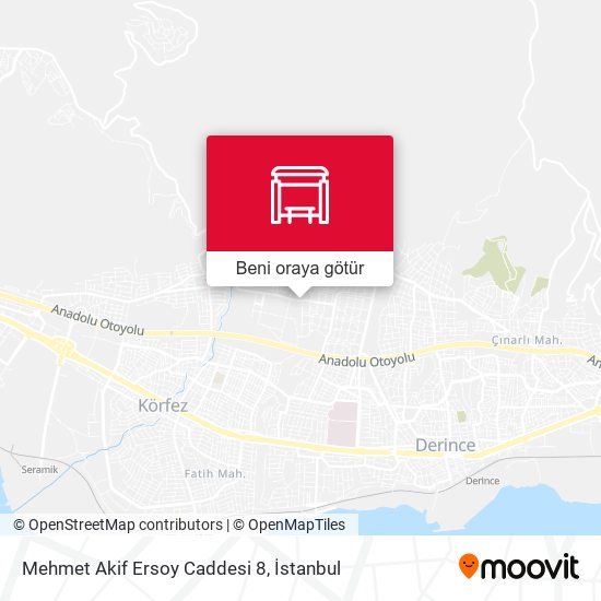 Mehmet Akif Ersoy Caddesi 8 harita