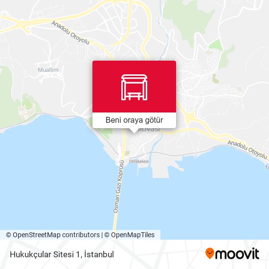 Hukukçular Sitesi 1 harita