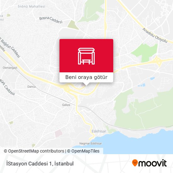 İStasyon Caddesi 1 harita