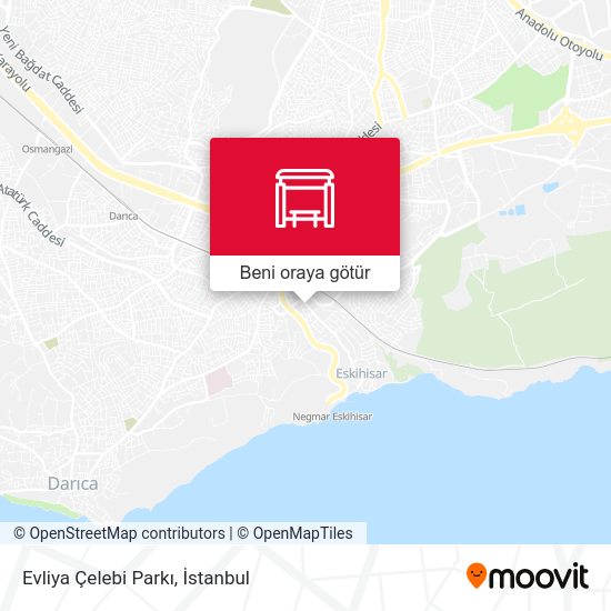 Evliya Çelebi Parkı harita