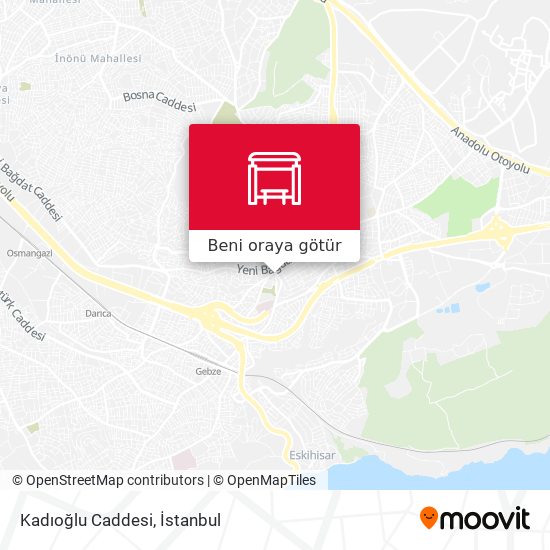 Kadıoğlu Caddesi harita